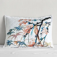 Painted Peacock Quilt & Shams