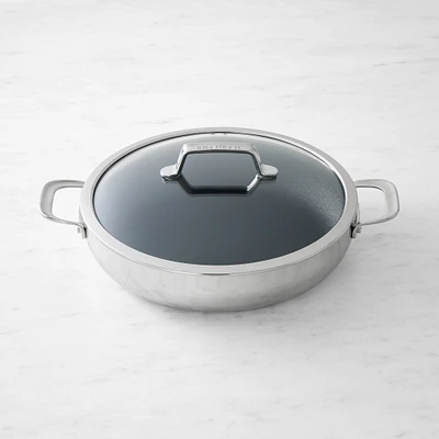 SCANPAN® TSS+ Stainless-Steel Nonstick Chef Pan with Lid, 5 1/2-Qt.