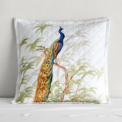 Painted Peacock Quilt & Shams