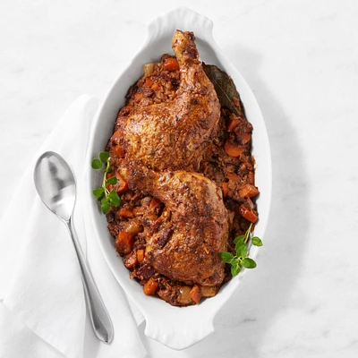 Coq Au Vin, Serves 4