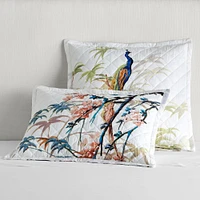 Painted Peacock Quilt & Shams