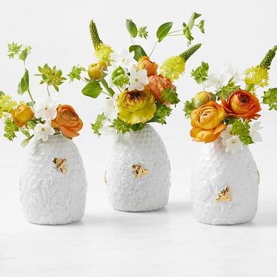 Honeycomb Bud Vases, Set of 3