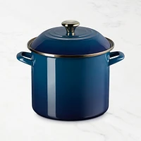 Le Creuset Enameled-Steel Stock Pot with Stainless-Steel Knob