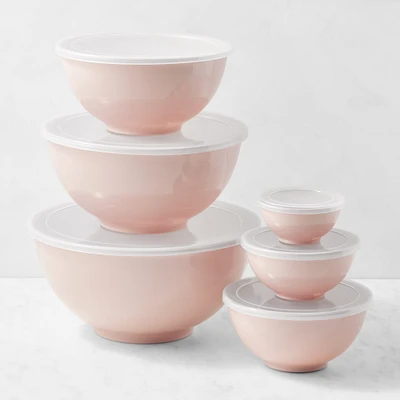 Melamine Mixing Bowls with Lid, Set of 6