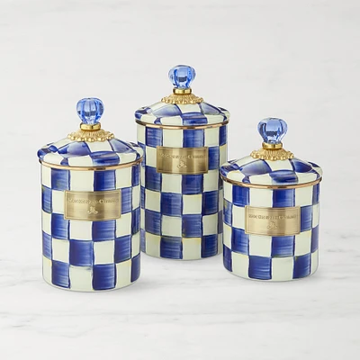 MacKenzie-Childs Royal Check Canister