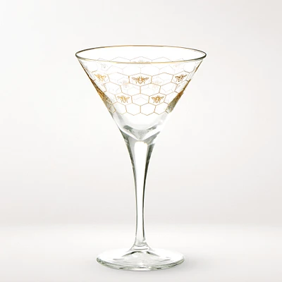 Honeycomb Martini Glasses