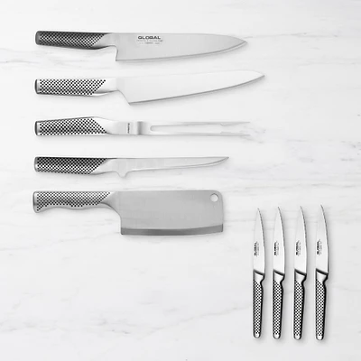 Global Classic Butcher's Knife, Set of 9