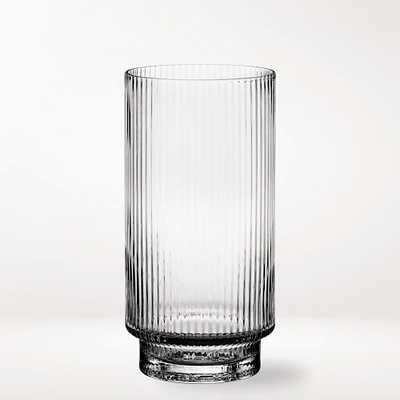 Modern Optic Highball Glasses, Set of 4