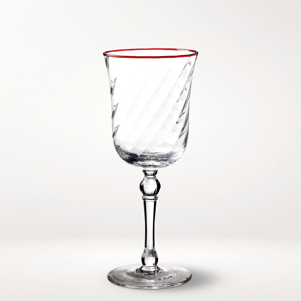 AERIN x Williams Sonoma Swirl Wine Glasses, Set of 4