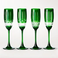 Wilshire Jewel Cut Champagne Flutes