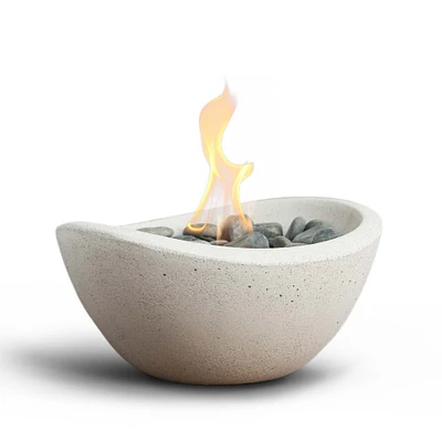 TerraFlame Wave Tabletop Fire Bowl (11")