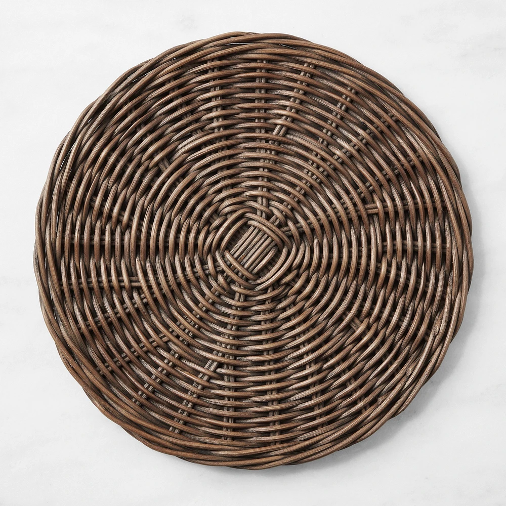 Dark Woven Charger