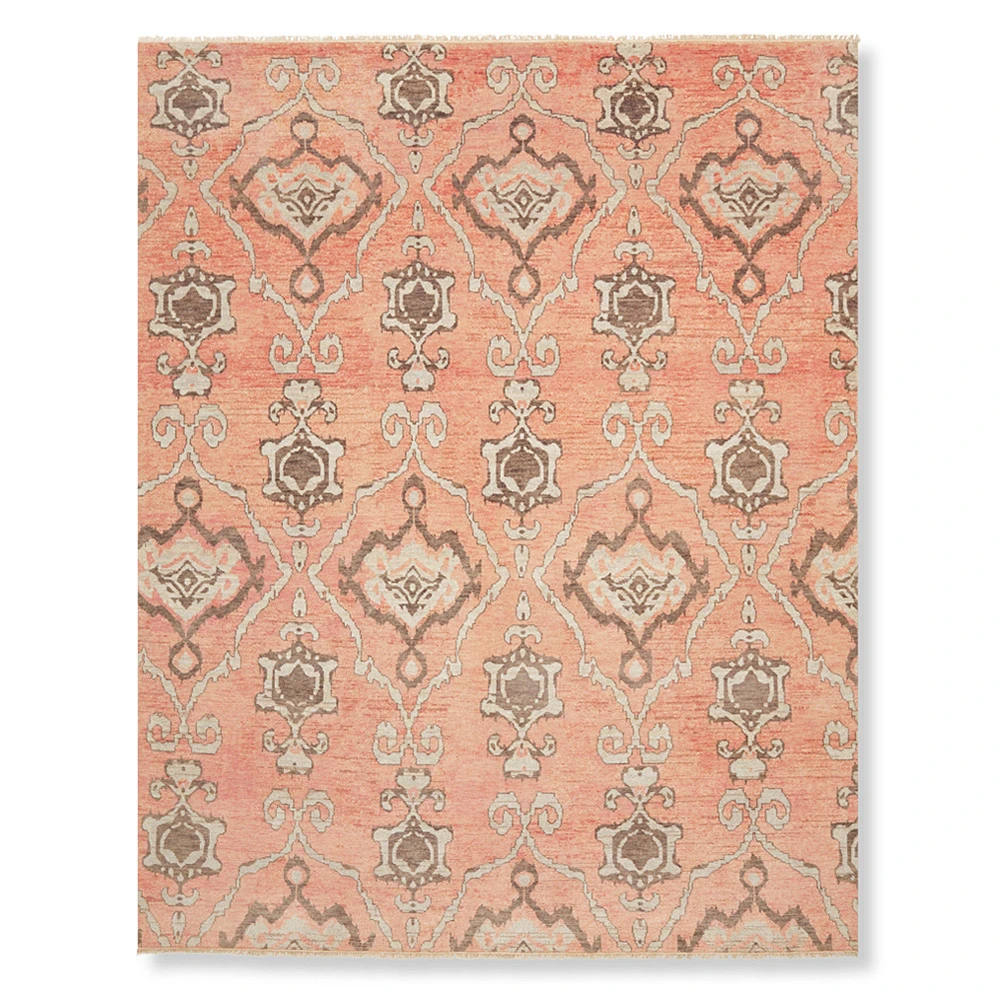 Tashkent Ikat Hand Knotted Rug