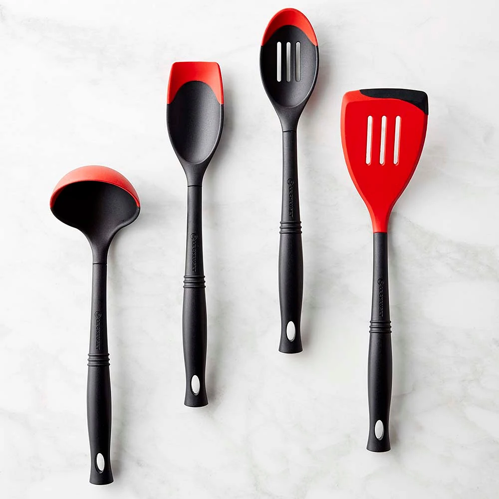 Le Creuset Bi-Material Utensils, Set of 4