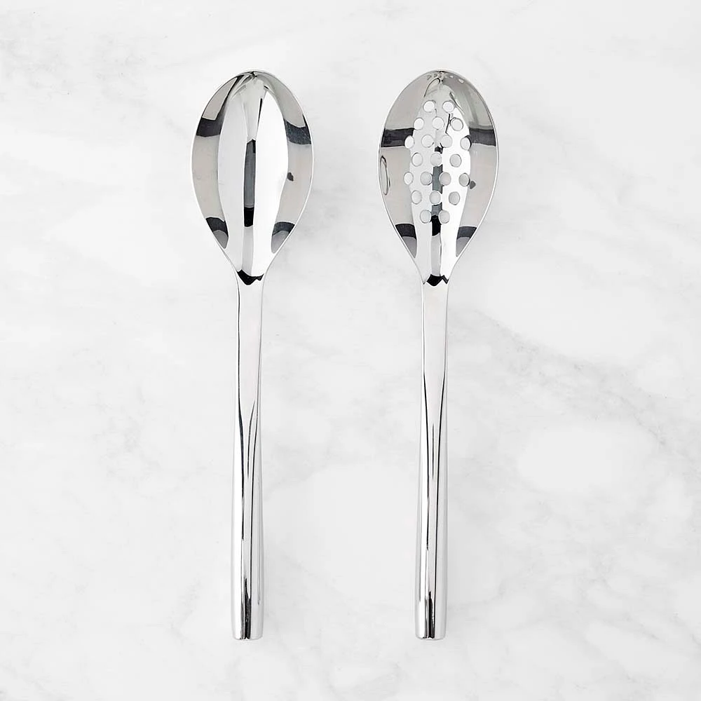Williams Sonoma Signature Stainless-Steel Spoons, Set of 2