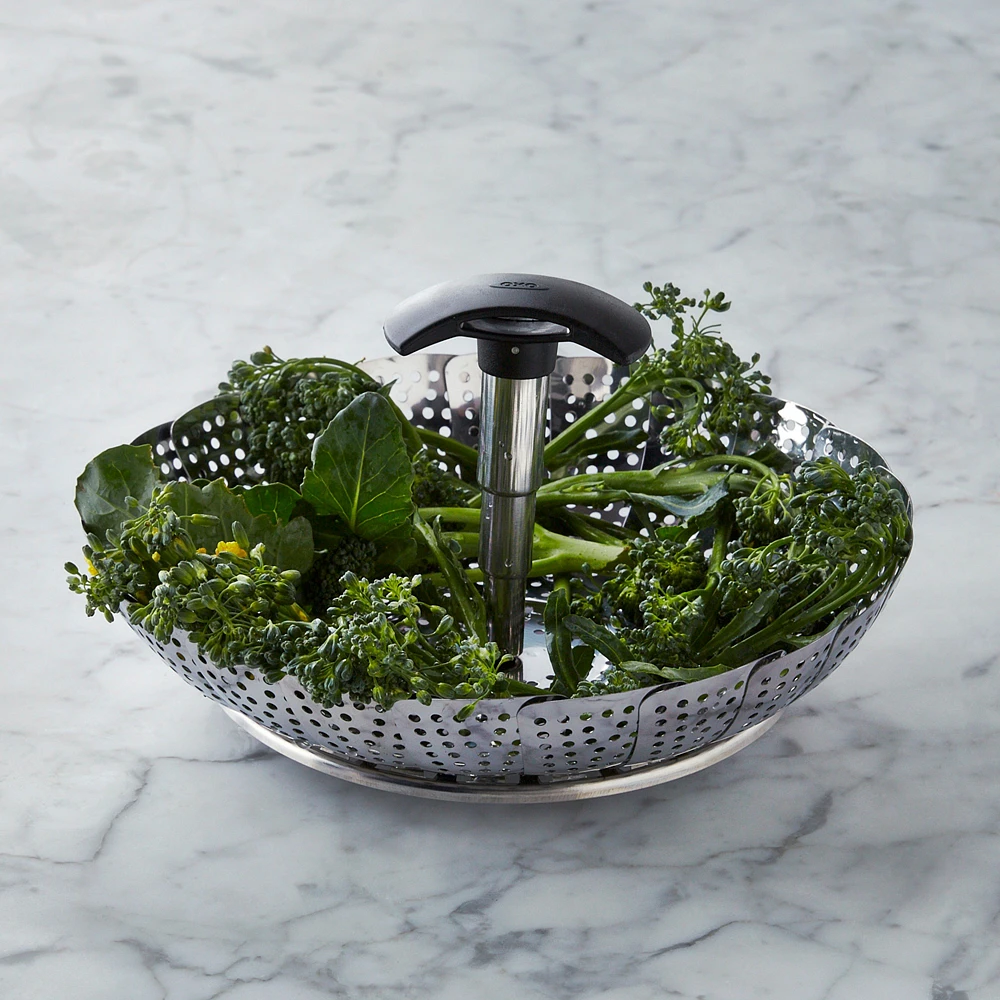 OXO Stainless Steel Steamer with Extendable Handle
