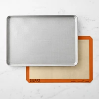 Williams Sonoma Traditionaltouch™ Three-Quarter Sheet and Silpat Silicone Baking Mat, Set of 2
