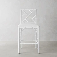 Chippendale Upholstered Bistro Counter Stool