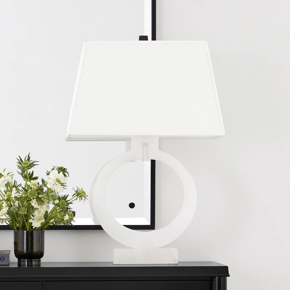 Madison Table Lamp, Alabaster