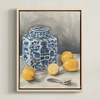 Lemon Chinoiserie Limited Kitchen Art by Minted