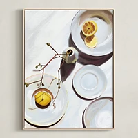 Flatlay Lemon Study No.1 Limited Edition Kitchen Art by Minted