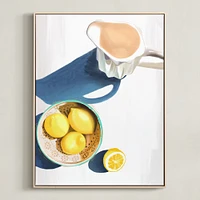 Flatlay Lemon Study No.2 Limited Edition Kitchen Art by Minted
