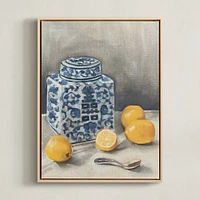 Lemon Chinoiserie Limited Kitchen Art by Minted