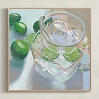 Cut Glass and Limes Limited Edition Kitchen Art by Minted