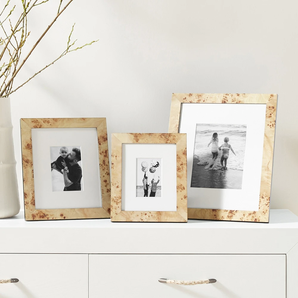 Exotic Burl Wood Gallery Frame