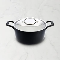 All-Clad Enameled Cast Iron Dutch Oven with Trivet, 6-Qt.
