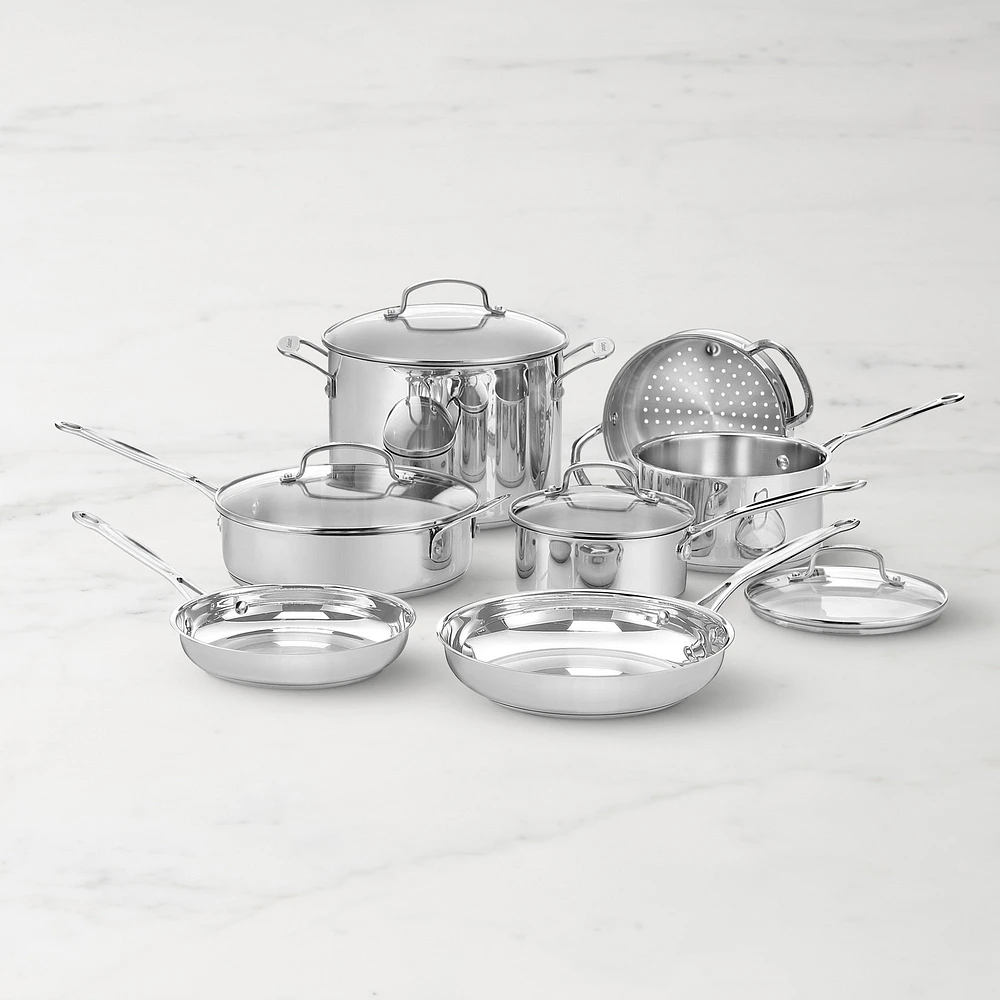 Cuisinart Chef's Classic Stainless Steel 11-Piece Cookware Set