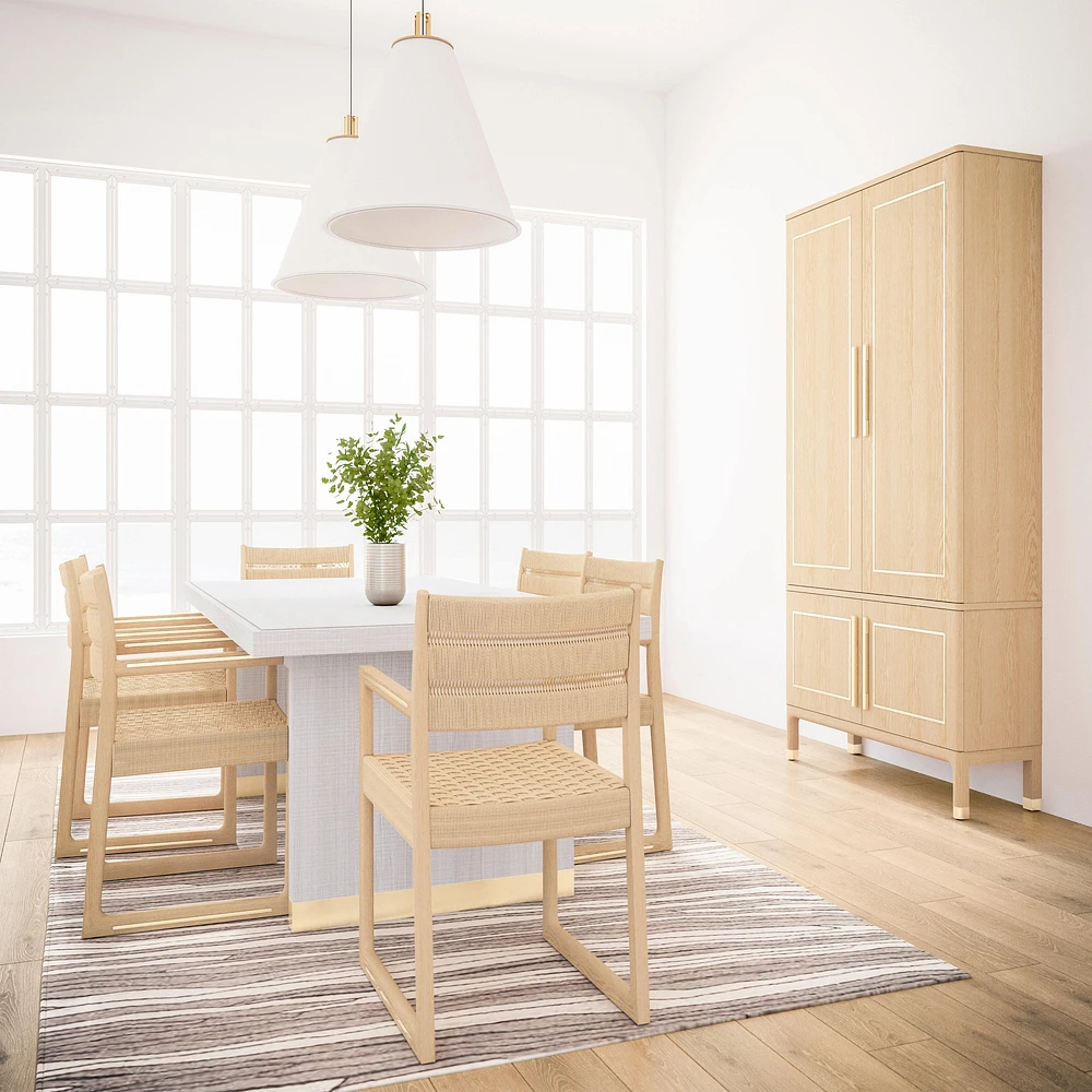 Angelo 4 Door Tall Cabinet (44.5")