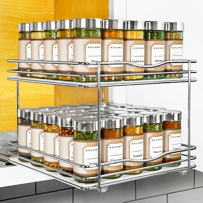 Lynk Roll-Out Double Spice Rack, 10"