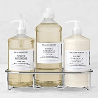 Williams Sonoma White Gardenia Hand Soap, Dish Soap & Lotion 4-Piece Kitchen Set