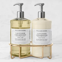 Williams Sonoma Lavender Cedarwood Hand Soap & Lotion 3-Piece Set
