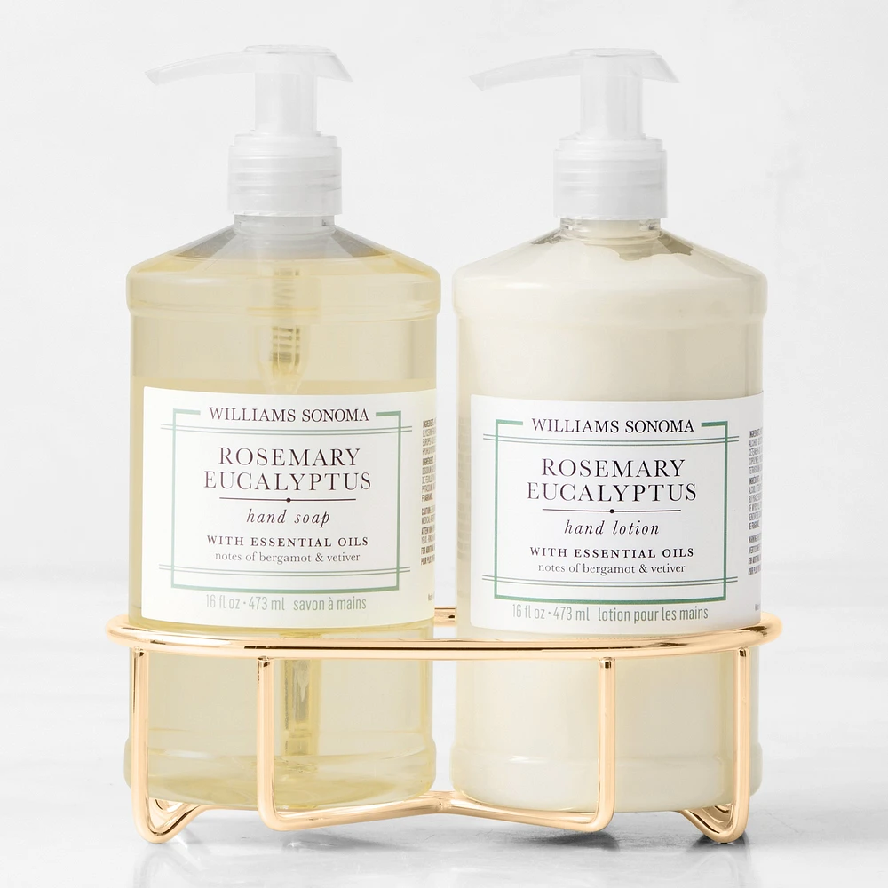 Williams Sonoma Rosemary Eucalyptus Hand Soap & Lotion -Piece Set