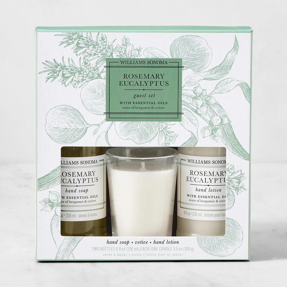 Williams Sonoma Rosemary Eucalyptus Guest Set