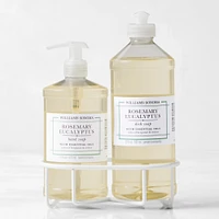 Williams Sonoma Rosemary Eucalyptus Hand Soap & Dish 3-Piece Set