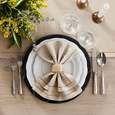 Pillivuyt Queen Anne Porcelain Dinner Plates, Set of 4