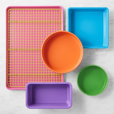 Flour Shop x Williams Sonoma Rainbow Nonstick Bakeware, Set of 6