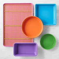Flour Shop x Williams Sonoma Rainbow Nonstick Bakeware, Set of 6