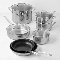 Cuisinart Chef's Classic Stainless-Steel Mixed Material 11-Piece Cookware Set