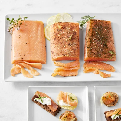 Royal Fillet  Smoked Salmon Trio