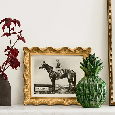 AERIN x Williams Sonoma Home Gold Scalloped Gallery Frame