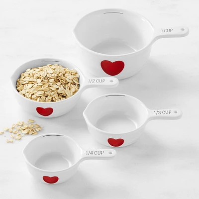 Williams Sonoma Heart Measuring Cups and Spoons