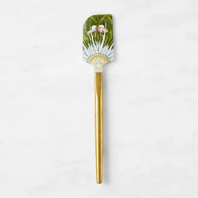 Williams Sonoma Famille Rose Dragonfly Spatula with Gold Handle
