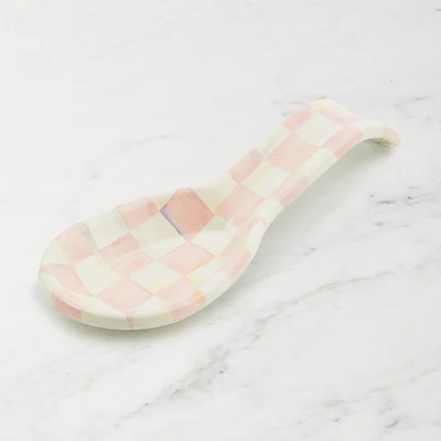 MacKenzie-Childs Rosy Check Spoon Rest