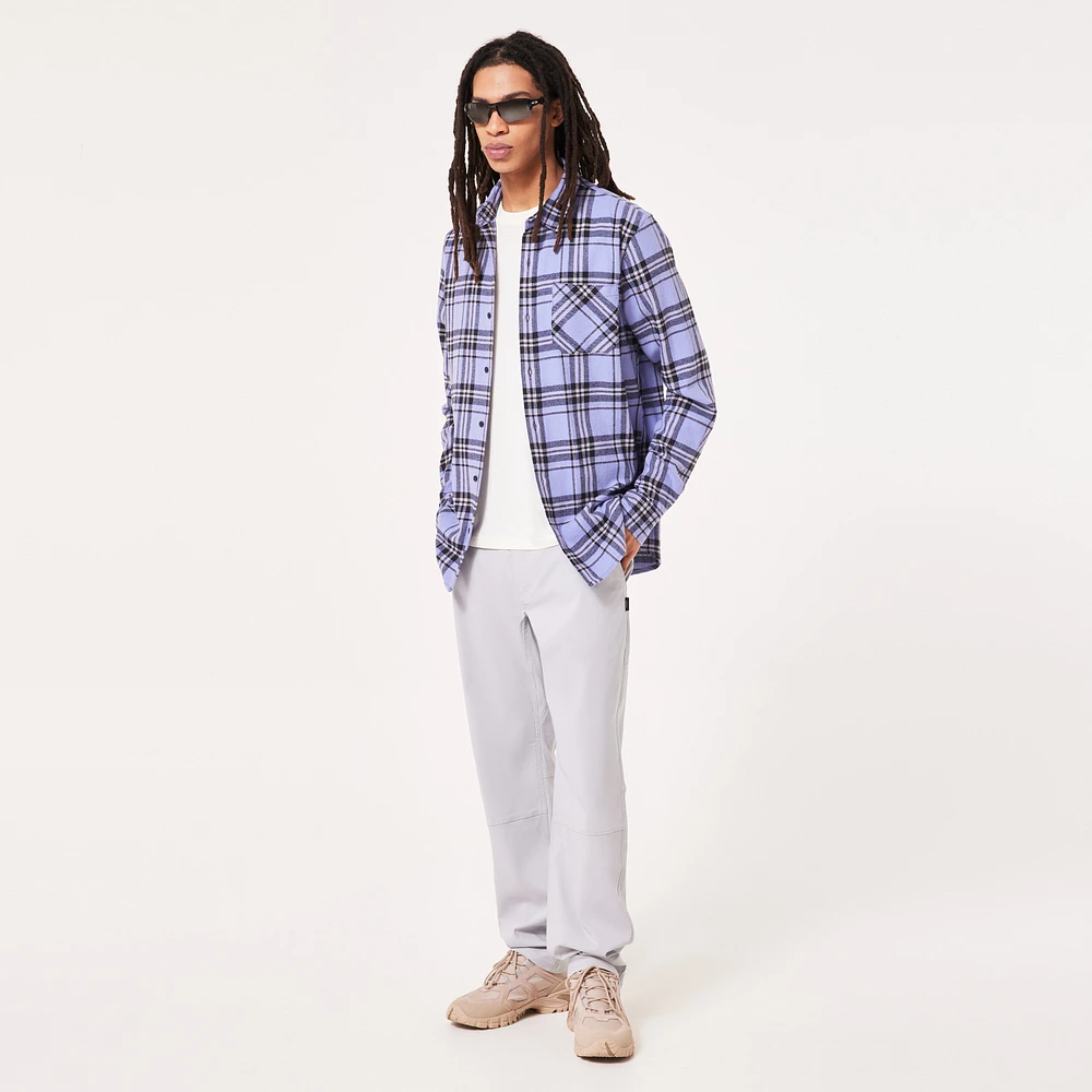 Oakley Men's Podium Plaid Ls Flannel Size: