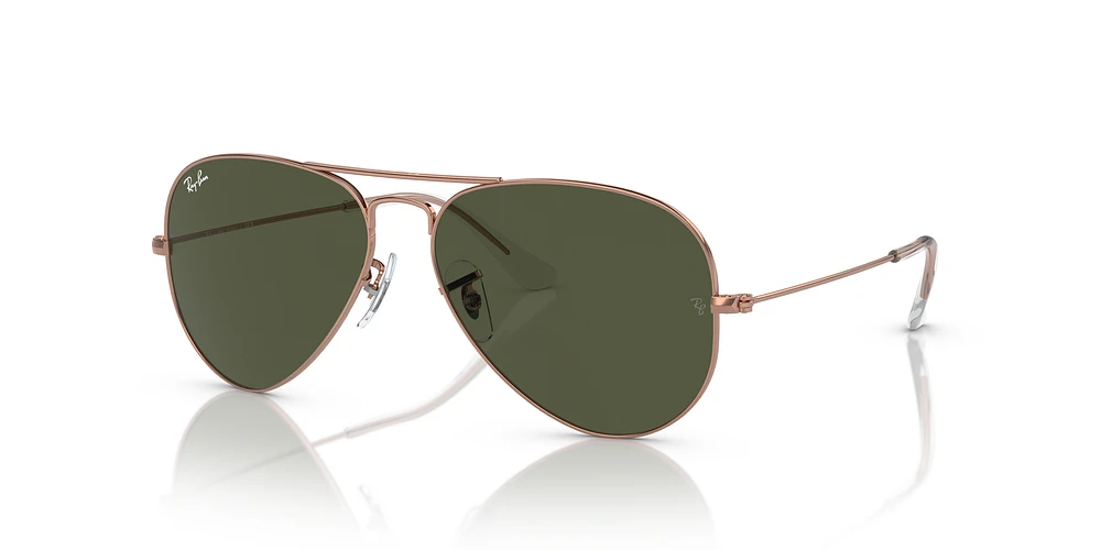 RB3025 Aviator Rose Gold