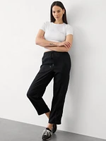 Retreat High Rise Linen Ankle Pant